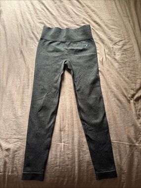 S Brown Gymshark Adapt Pattern Seamless Leggings